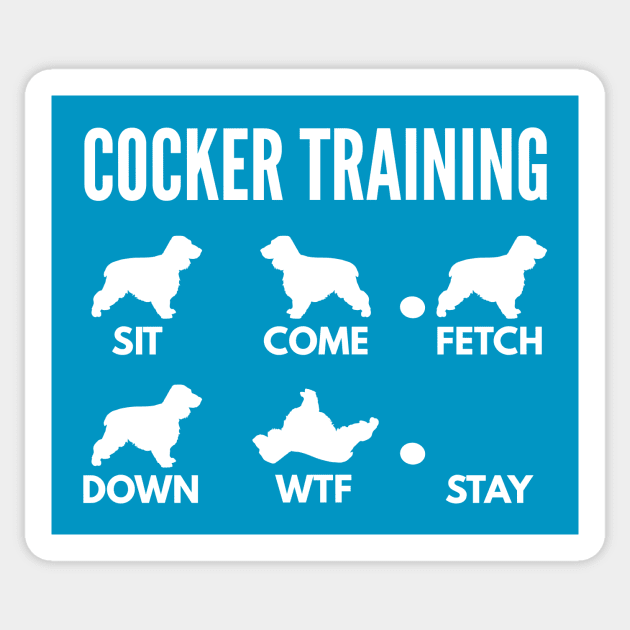 Cocker Training Cocker Dog Tricks Sticker by DoggyStyles
